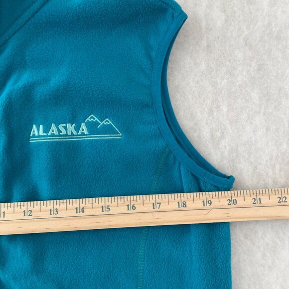 Impact Merchandise Alaska Womens Aqua Blue Fleece Gilet Outdoor Vest Size L - Picture 5 of 7